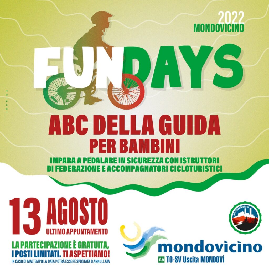 E-Bike Bimbi - Fun Days 2022 - Mondovicino Shopping Center Retail Park - Evento