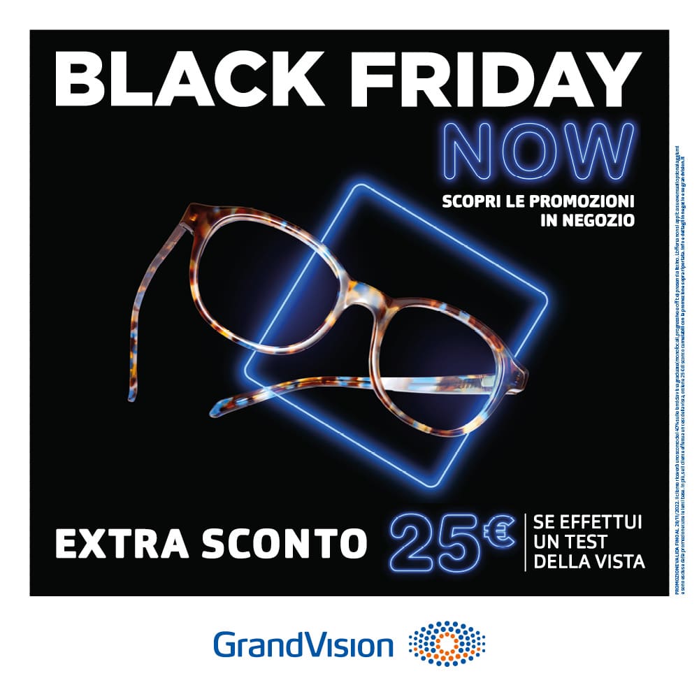 Black Friday GrandVision Occhiali da vista - Mondovicino Shopping Center